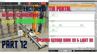 Factory IO Part 12 - Automatic warehouse part 1 - SIEMENS S7-1200 - TIA PORTAL V16 S7 PLCSIM