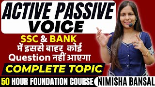 Active and Passive Voice | English Grammar  | Full Concept | Rules | Trick | Nimisha Bansal