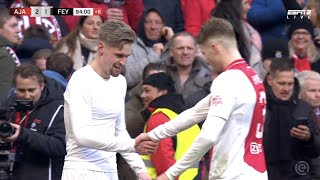 Kenneth Taylor Goal 90+4 | Ajax vs Feyenoord Rotterdam (2-1), All Goals Results/Highlights-2025