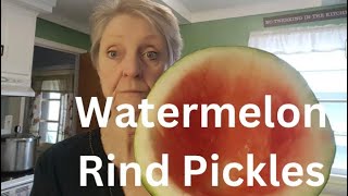 WATERMELON RIND PICKLES - EASY EASY EASY