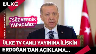 Cumhurbaşkanı Erdoğan Ülke TV - Kanal7 Canlı Yayınında Kısa Süreli Rahatsızlık Yaşadı #haber