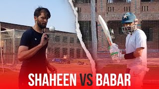 Shaheen Afridi vs Babar Azam || See what happened when they faced each other