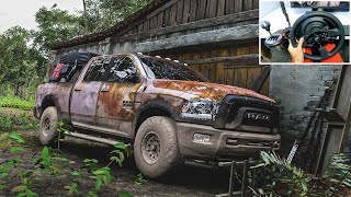Rebuilding RAM 2500 POWER WAGON - Forza Horizon 5 | Thrustmaster T300RS + TH8A Shifter Gameplay