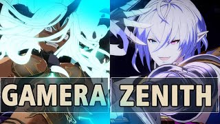 GBVSR:🔥gamera (Versusia) Vs Zenith (Grimnir)🔥| High Level Gameplay.