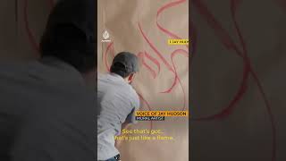 A Palestinian artist paints a mural that connects the plights of different communities