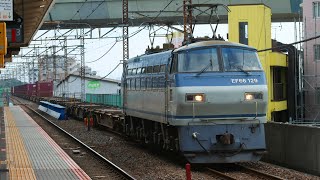 JR貨物EF66 129号機4093レ タキ20両が西浦和駅を通過