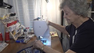 Sewing aprons helps Midland woman with dementia
