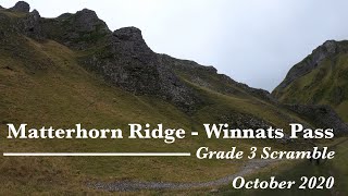 Matterhorn Ridge - Winnats Pass - Grade 3 Scramble - 4K - October 2020