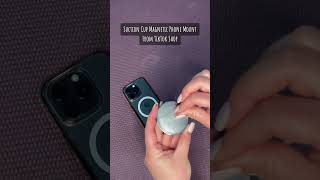 Suction Cup Magnetic Phone Case Mount | Suction Cup Magnetic Phone Mount from TTS