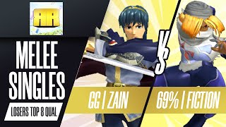 Redemption Rumble | Melee Singles - 69 | Fiction vs. GG | Zain - Loser's Top 8 Qual