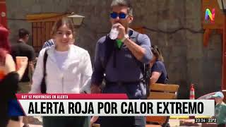 Sigue la alerta por CALOR EXTREMO: ¿Cuáles son las provincias afectadas?