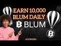 EARN 10,000 BLUM POINTS DAILY | BLUM UPDATE #cryoto #fypシ゚viral #cryptocurrency