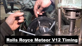 Rolls Royce Meteor V12 27 Litre Tank Engine Ignition Timing