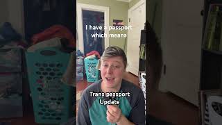 Trans passport update - I got mine back! #ftm #transgender