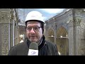 ferrara cattedrale chiusa lavori a pieno regime sui pilastri video