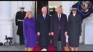 President-elect Donald Trump arrives at White House to meet President Joe Biden