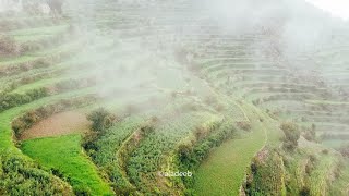 قرى جبل صبر مع تصوير جوي (اغنية بكر غبش) -للفنان ايوب طارش- تعز. 2022