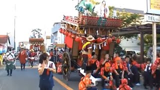 2011年7月16日(土)  山名神社天王祭2日目 全屋台市場から山名神社へ(宮入)