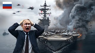 1 minute ago! Russian aircraft carrier Admiral Kuznetsov sinks deadly US cluster missile attack \