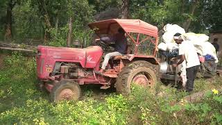 Mahindra 275 Tractor rope cutting