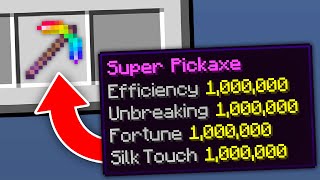 Minecraft, But Every Enchant Is Level 1,000,000...