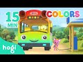 [NEW✨] Learn Colors with Gas Station｜15 min｜Learn Colors for Kids | Compilation | Hogi & Pinkfong