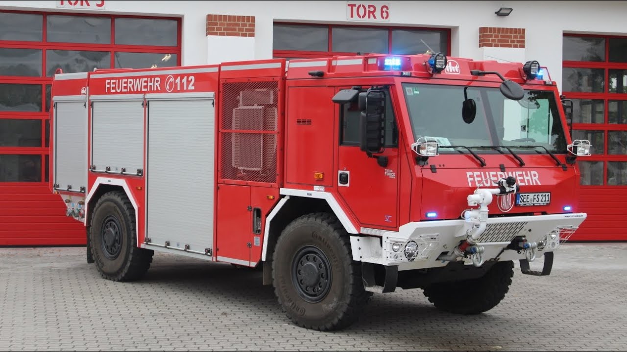 TLF-W BB Der Freiwillige Feuerwehr Seelow - YouTube