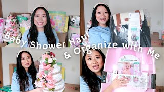 VLOG | Baby Shower Haul + Organize with me!
