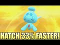 NEW Trick to hatch eggs 33% FASTER in Pokemon Brilliant Diamond Shining Pearl