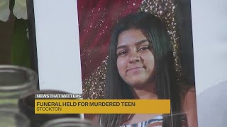 Family, community lay slain Stockton student to rest