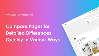 How to Compare Different Versions of Page in Design and Prototype Easily | Mockplus Tips