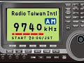 台湾国際放送（rti）2025 01 26　20 00～受信分　9740khz