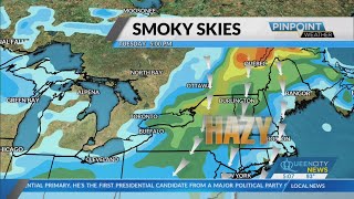 Wildfire smoke prompts Code Orange Air Quality Alert