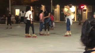 Pier 8 outdoor skating rink