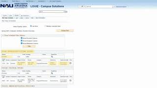 How to Review Your NAU Class Schedule