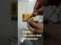 How to check CMOS Battery in Multimeter (Micro Lithium battery 3v)