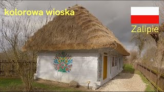 Kwiatowa Wioska Zalipie w Pełnym Kolorze I Polska