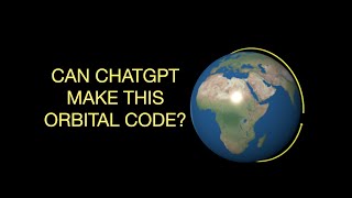 Can ChatGPT Make a VPython Program for Orbital Motion?