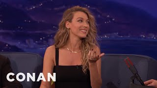 One Of Natalie Zea’s Daughter’s First Words Was “White Wine” | CONAN on TBS
