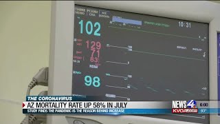 AZ Mortality Rate Up 85% in July
