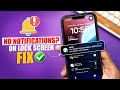 Fix iOS Not Showing Notifications on Lock Screen | Fix iPhone Lock Screen Notifications