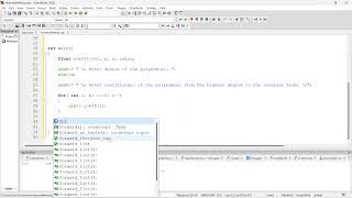 Horner's Method | C++ Code | Numerical Methods