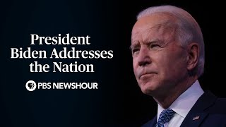WATCH LIVE: President Biden addresses nation on COVID-19 anniversary