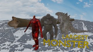 💀Monster Size comparison in 3D