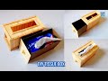 DIY TISSUE BOX POPSICLES STICKS | CARA MEMBUAT KOTAK TISU DARI STIK ES KRIM