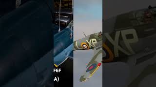 10 Deadliest Fighter Planes of WWII #shorts  #viral