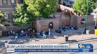 CBP release migrant encounter numbers.