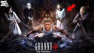 GTA V : Franklin Got Traped inside Horror GRANNY HOUSE ! in Telugu