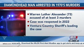 Diamondhead man charged with 3 cold case murders in California