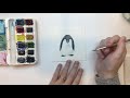 watercolor penguin tutorial